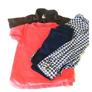 Bundle of boys clothes
